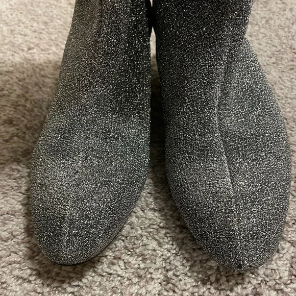 Zara shimmery boots size 8 - Picture 4 of 9